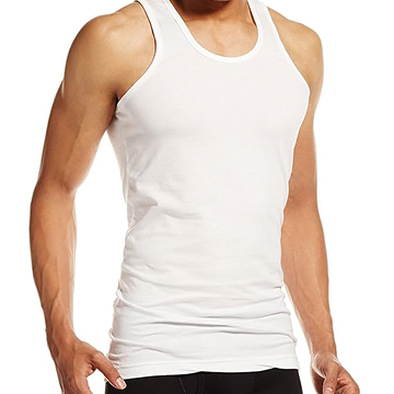 WHITE BASIC VEST